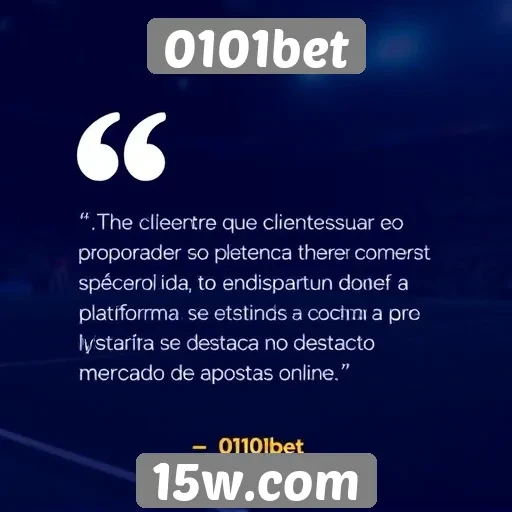 Avaliações de clientes sobre o 0101bet