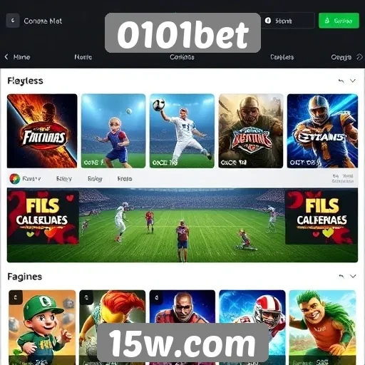Análise da diversidade de jogos disponíveis na 0101bet