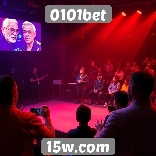 Entretenimento ao vivo na 0101bet atrai novos apostadores